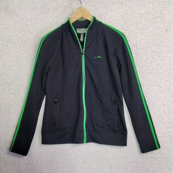 LRL Lauren Ralph Lauren Active Women's Black Full Zip Jacket Size Small - Picture 10 of 11